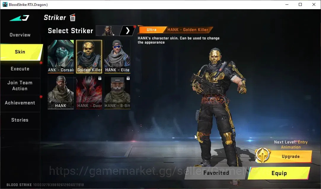 Blood Strike Accounts NA|19 Ultra (Hank,Ethan,Origin12,Vector,DEagle,SCA image 4