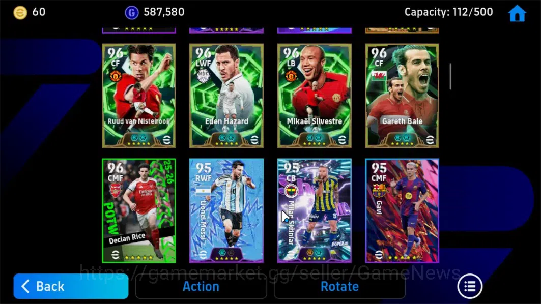 eFootball Accounts Android|3 BigTime Diego Forlan,David Beckham,Moh.S image 7