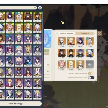 Genshin Impact Accounts Others ASIA|AR 56|9 Limited+4(*5Weapon)|(Kazuha)+Sign,Furina,Hu Tao,Flins,Raiden