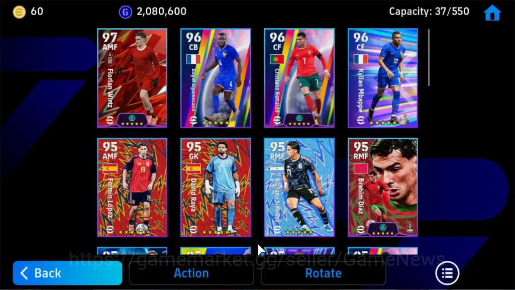eFootball Accounts Legends & Iconic Players Android|Epic 10