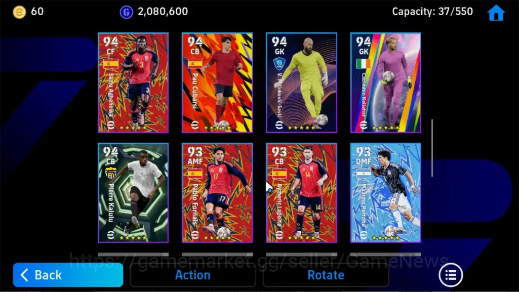 eFootball Accounts Legends & Iconic Players Android|Epic 12