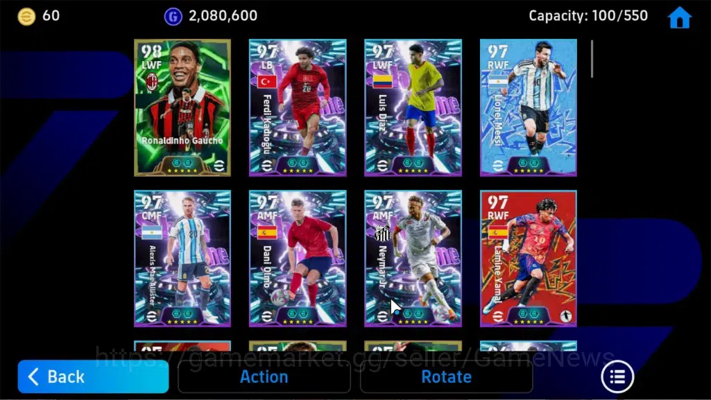 eFootball Accounts Legends & Iconic Players Android|Epic 5