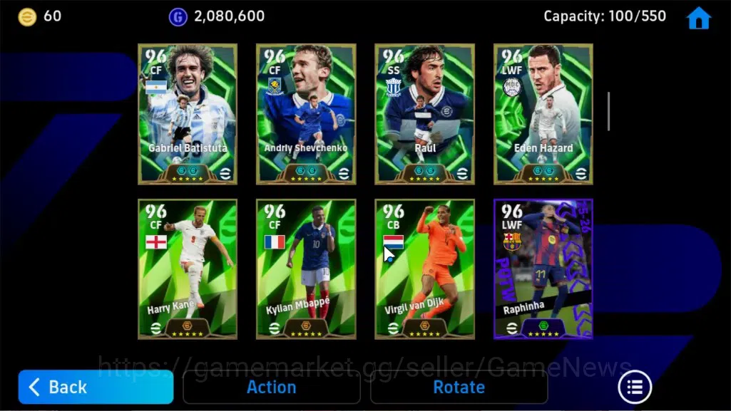 eFootball Accounts Legends & Iconic Players Android|Epic 7