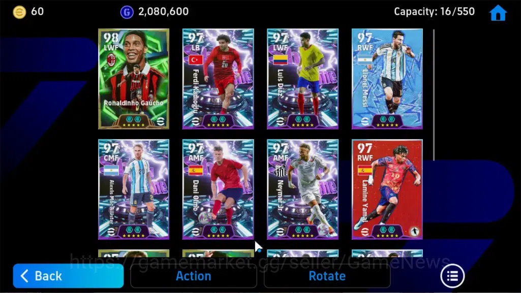 eFootball Accounts Legends & Iconic Players Android|Epic 8