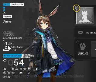 Arknights Accounts Lv 24|54 OP + 1 Skin| Starter | Wis'adel + 74920 O image 2