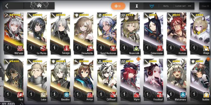 Arknights Accounts Lv 24|54 OP + 1 Skin| Starter | Wis'adel + 74920 O image 4