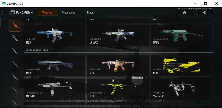 Arena Breakout Accounts High Value [MOBILE] Lv30|SV 174M|CV 115M| Machete Battle | LR AR2 Koi |Many Skin|Gear Skin|CN ON|Log 7