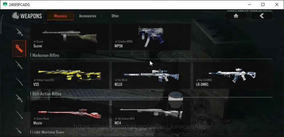 Arena Breakout Accounts High Value [MOBILE] Lv30|SV 174M|CV 115M| Machete Battle | LR AR2 Koi |Many Skin|Gear Skin|CN ON|Log 8