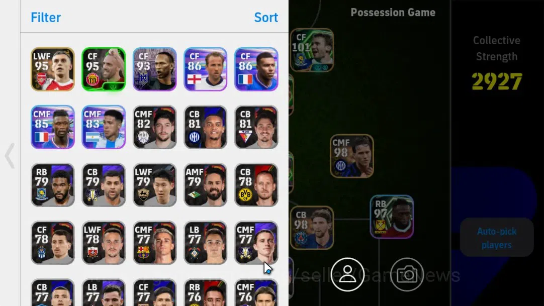 eFootball Accounts Android|Epic Pep Guardiola Spain2000,Wesley Sneijd image 2