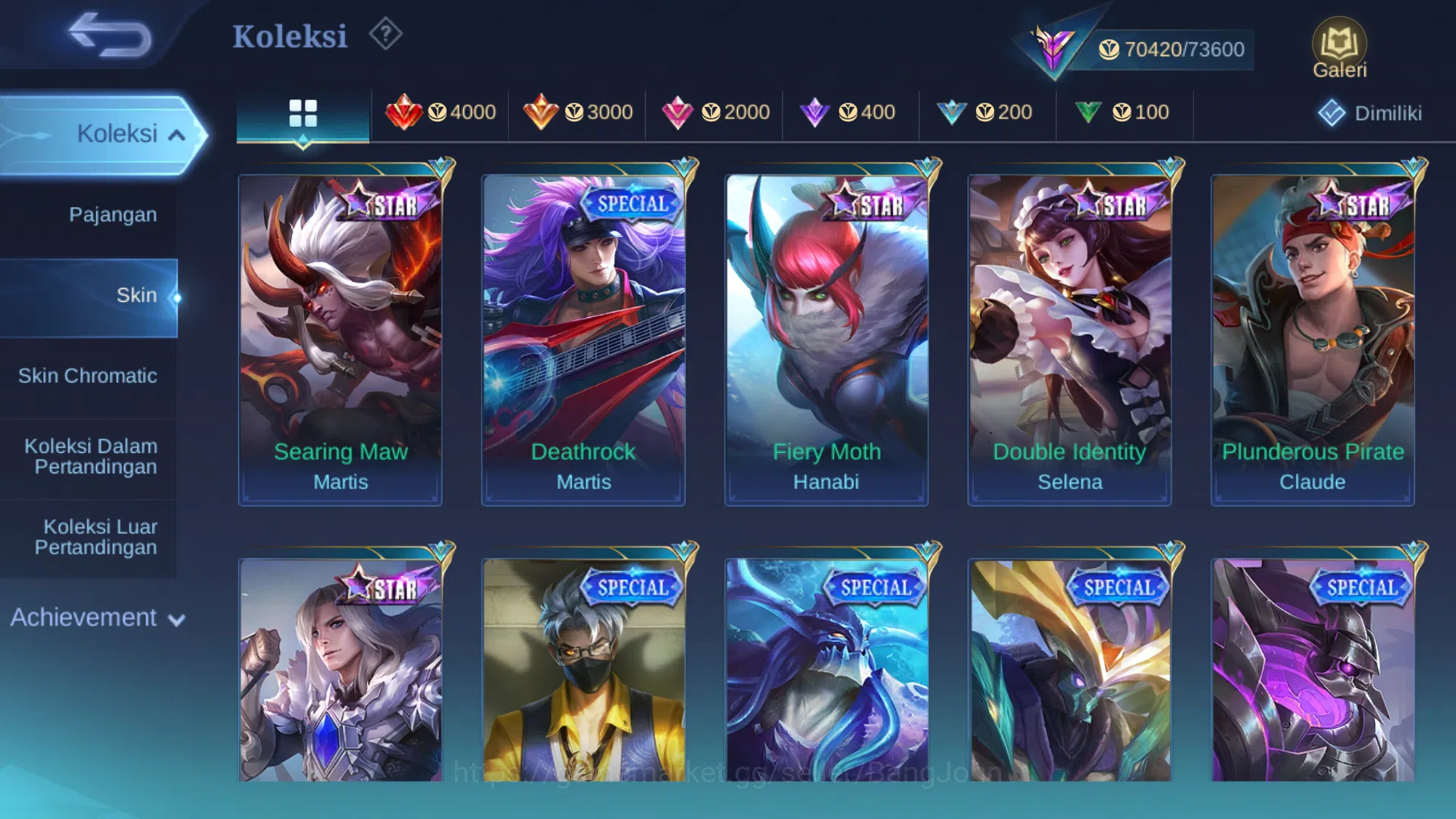 Mobile Legends: Bang Bang Accounts Hero 128 | Skin 275 | Legend Gusion | Annual Hayab image 10