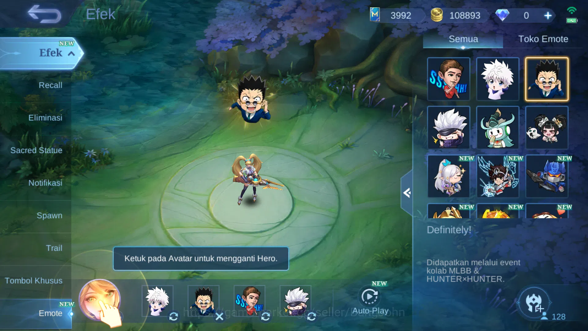 Mobile Legends: Bang Bang Accounts Hero 128 | Skin 275 | Legend Gusion | Annual Hayab image 15