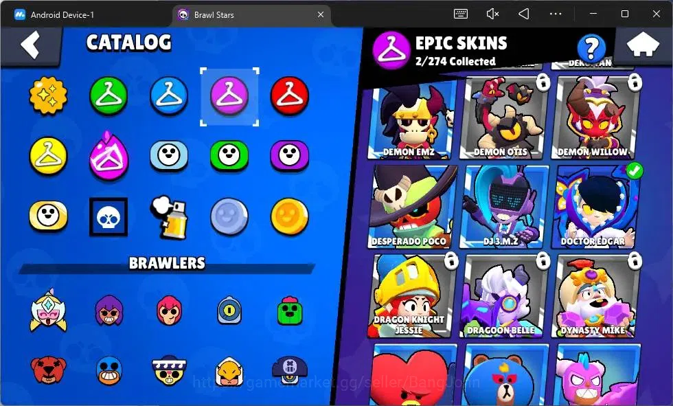 Brawl Stars Accounts Global | 517 Thropy|16 Brawler|2 Max Hypercharge(S image 2
