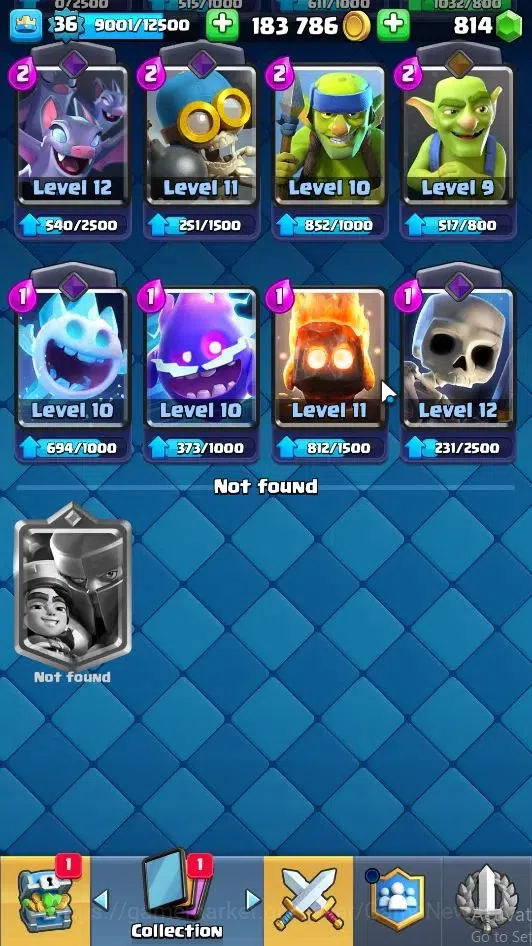 Clash Royale Accounts Lvl 36|Trophy 8000|KTL 12|Limited Skin|Card 120|6 image 17