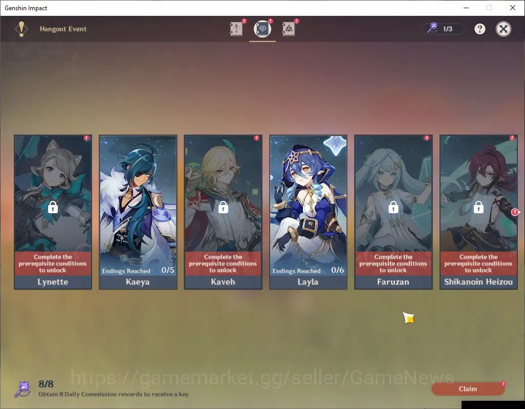 Genshin Impact Accounts ASIA|AR 55|Rate On|5 Limited + 2 (*5Weapon)|XiaoC2 image 19