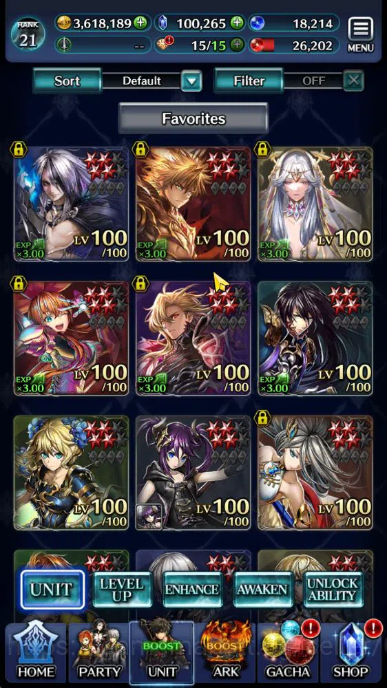 GLOBAL|Rank 21|100K Cryst|TopTierUnit (ArkH King O Dragons,A Roland+Ark,Lonardo,G Ilaha,,etc) 2 UR ARK|Code Only (LC1189) Last Cloudia Low-End GLOBAL|Rank 21|100K Cryst|TopTierUnit (ArkH King O image 1
