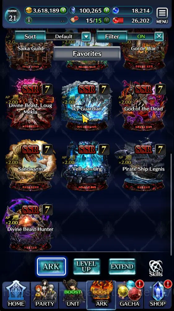 Last Cloudia Accounts Low-End GLOBAL|Rank 21|100K Cryst|TopTierUnit (ArkH King O Dragons,A Roland+Ark,Lonardo,G Ilaha,,etc 2