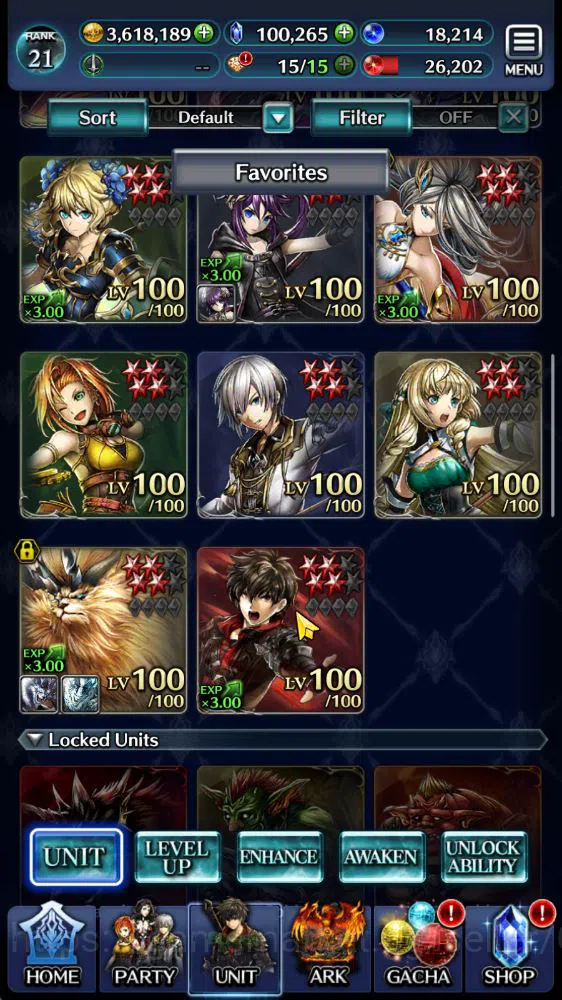 Last Cloudia Accounts Low-End GLOBAL|Rank 21|100K Cryst|TopTierUnit (ArkH King O Dragons,A Roland+Ark,Lonardo,G Ilaha,,etc 3