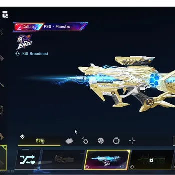 Blood Strike Accounts Collab Skin ASIA|EVO ENZO P90-Maestro+ETERNAL MP7+MELEE Staf|Collab AOT2 katya,OPM Ethan Mumen|5