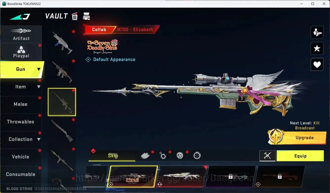 Blood Strike Accounts ASIA | L50 Mythic | 1 EVO: FAL | 3 ETERNAL | 4 7DS image 12