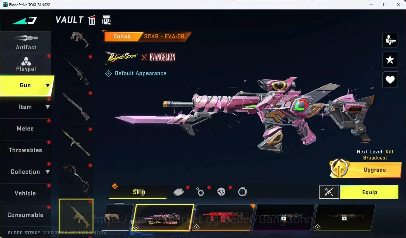 Blood Strike Accounts ASIA | L50 Mythic | 1 EVO: FAL | 3 ETERNAL | 4 7DS image 13