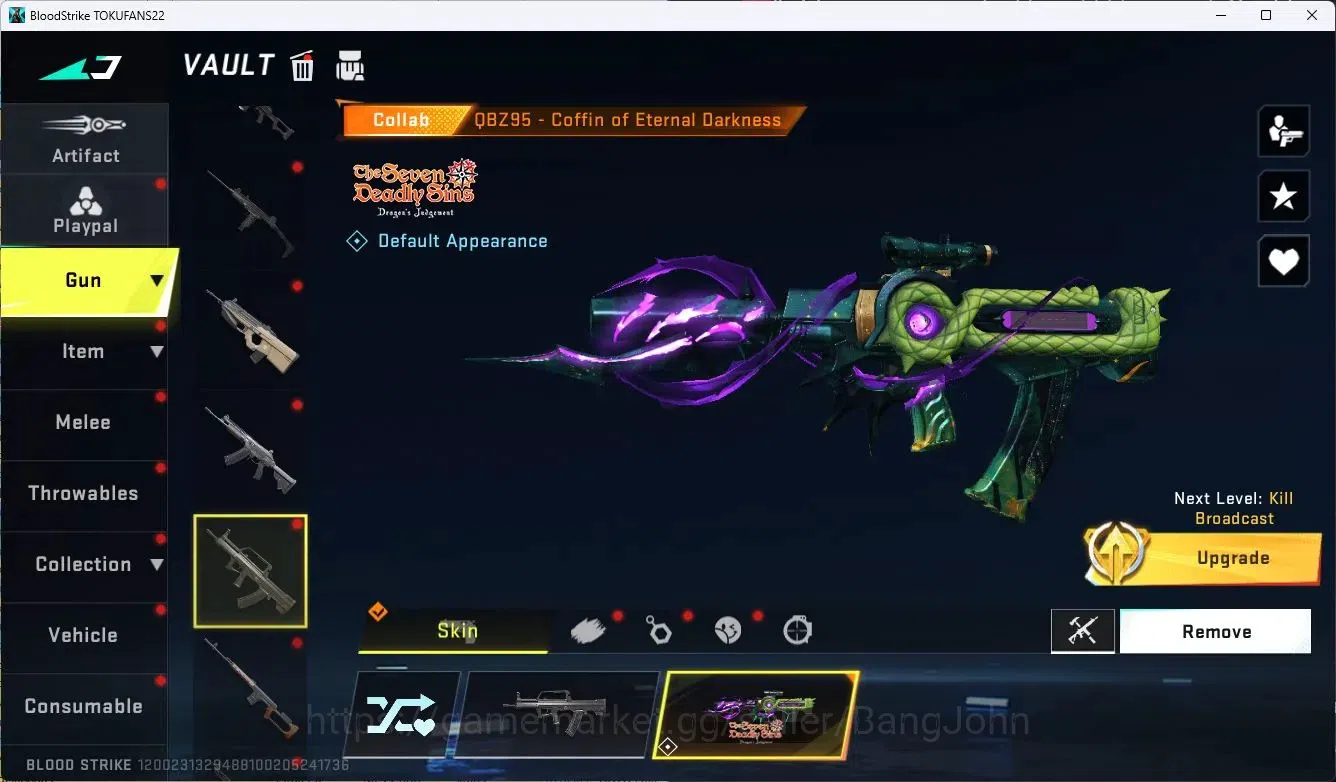 Blood Strike Accounts ASIA | L50 Mythic | 1 EVO: FAL | 3 ETERNAL | 4 7DS image 16
