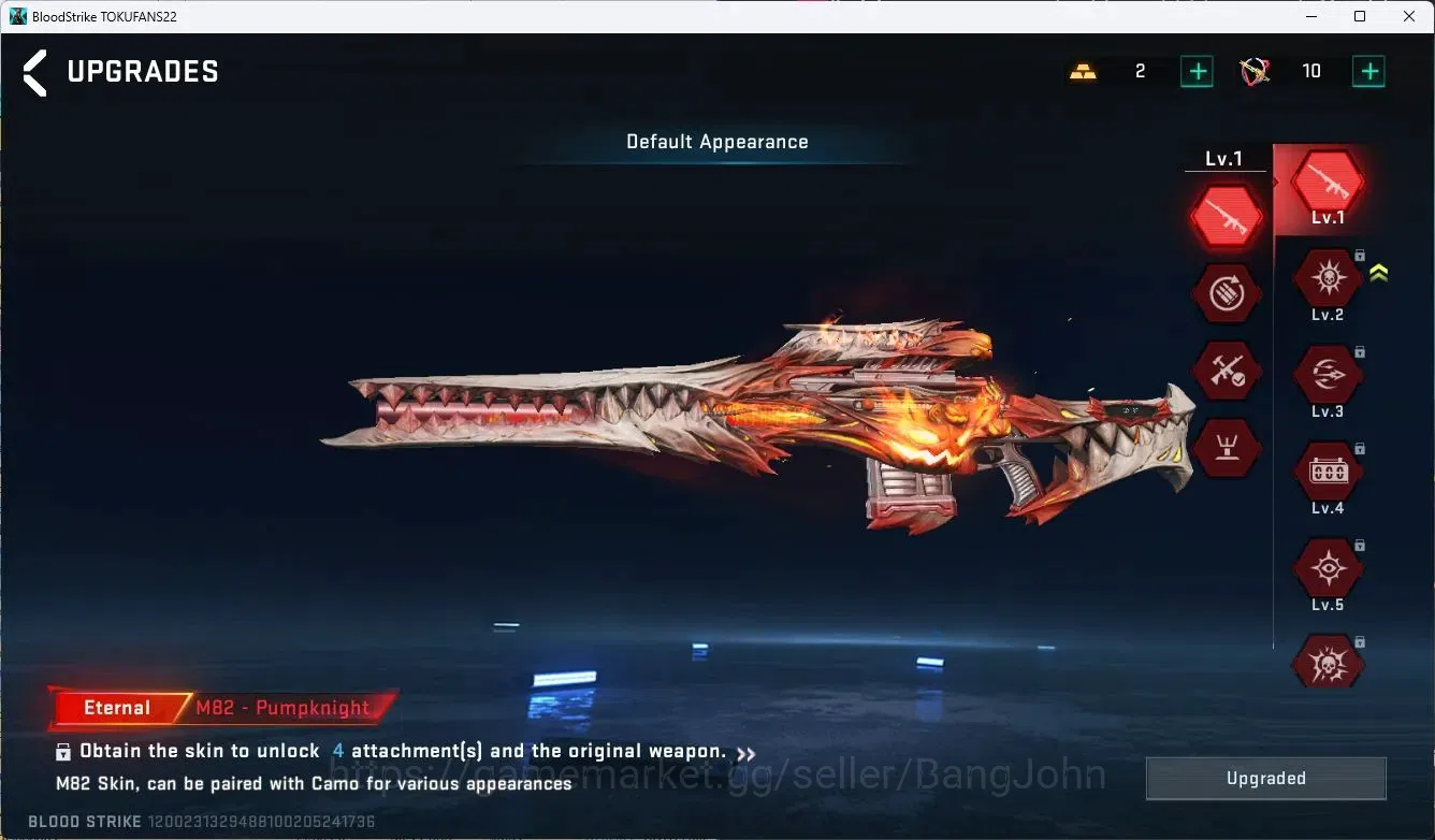 Blood Strike Accounts ASIA | L50 Mythic | 1 EVO: FAL | 3 ETERNAL | 4 7DS image 17