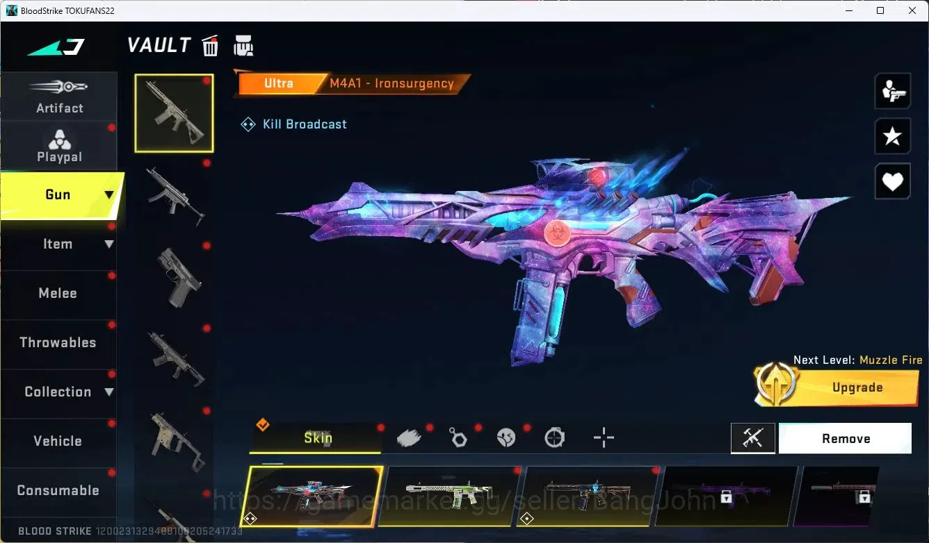 Blood Strike Accounts ASIA | L50 Mythic | 1 EVO: FAL | 3 ETERNAL | 4 7DS image 6