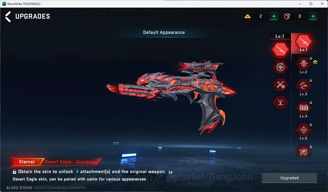 Blood Strike Accounts ASIA | L50 Mythic | 1 EVO: FAL | 3 ETERNAL | 4 7DS image 9