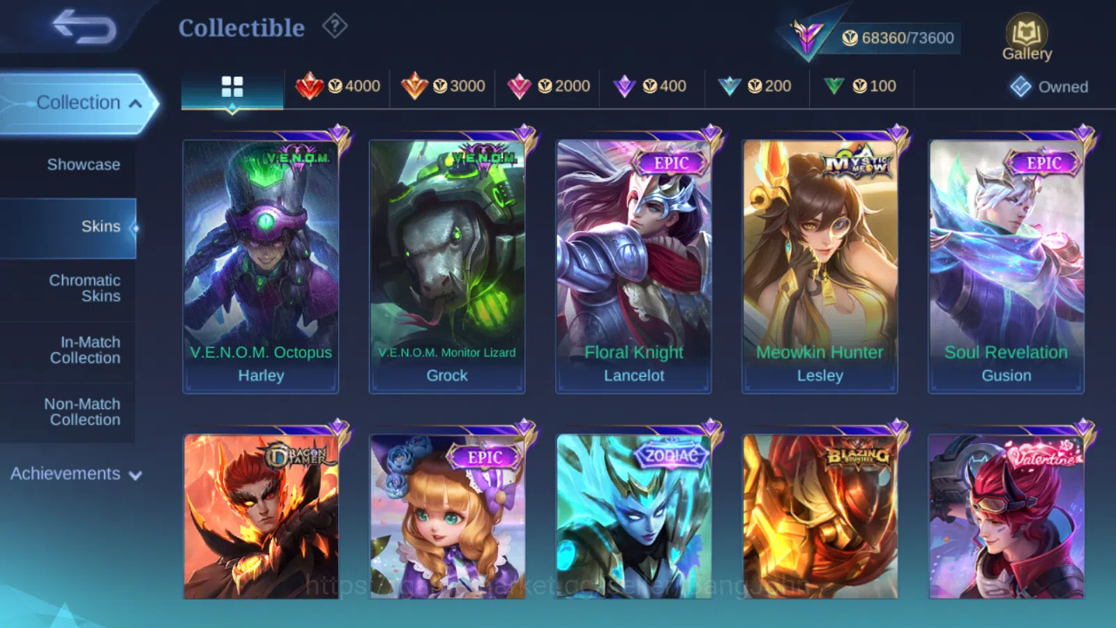 Mobile Legends: Bang Bang Accounts Hero 131 | Skin 282 | GLORY | Prime Claude | Sanri image 10