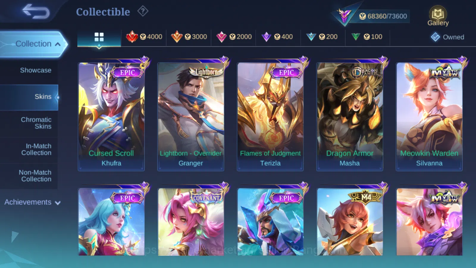 Mobile Legends: Bang Bang Accounts Hero 131 | Skin 282 | GLORY | Prime Claude | Sanri image 13