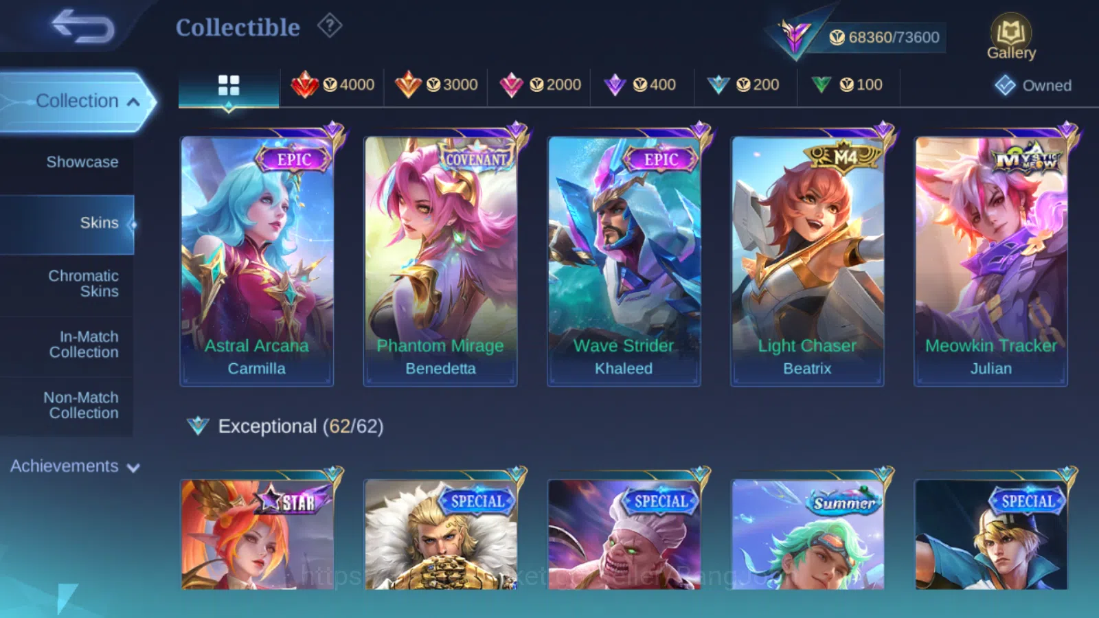 Mobile Legends: Bang Bang Accounts Hero 131 | Skin 282 | GLORY | Prime Claude | Sanri image 14