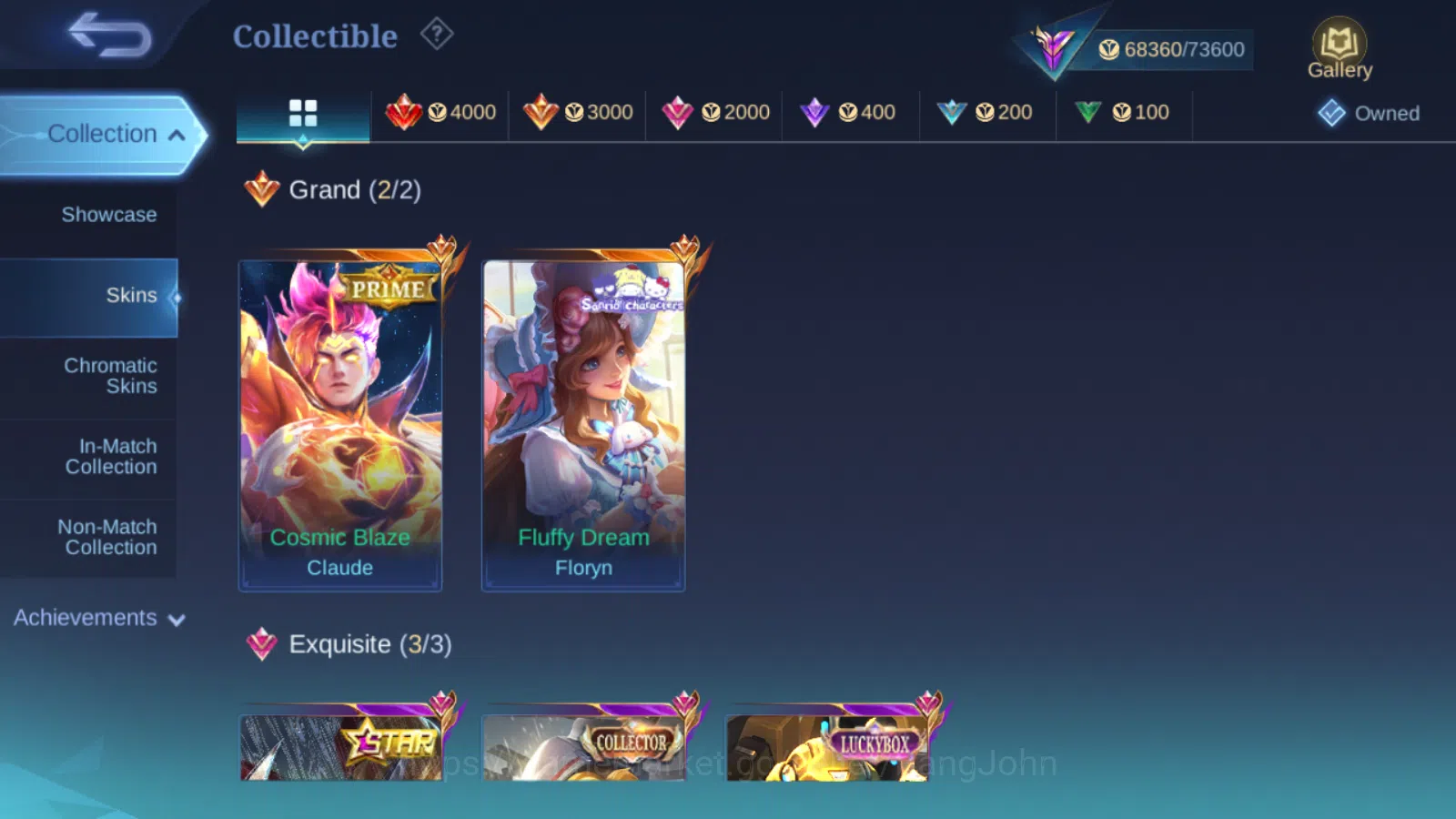 Mobile Legends: Bang Bang Accounts Hero 131 | Skin 282 | GLORY | Prime Claude | Sanri image 5