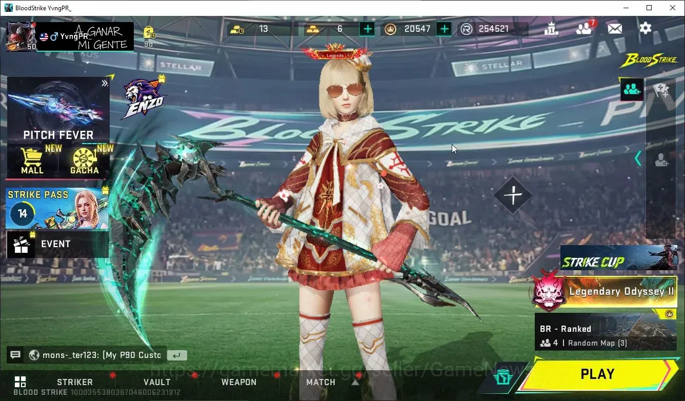 Blood Strike Accounts ASIA|ETERNAL Lv3 QBZ55,DeAgle+MELEE Scythe,Zenpaku image 1