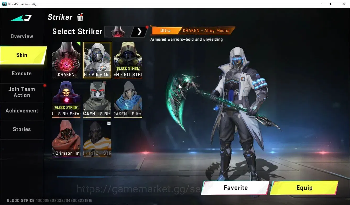 Blood Strike Accounts ASIA|ETERNAL Lv3 QBZ55,DeAgle+MELEE Scythe,Zenpaku image 17