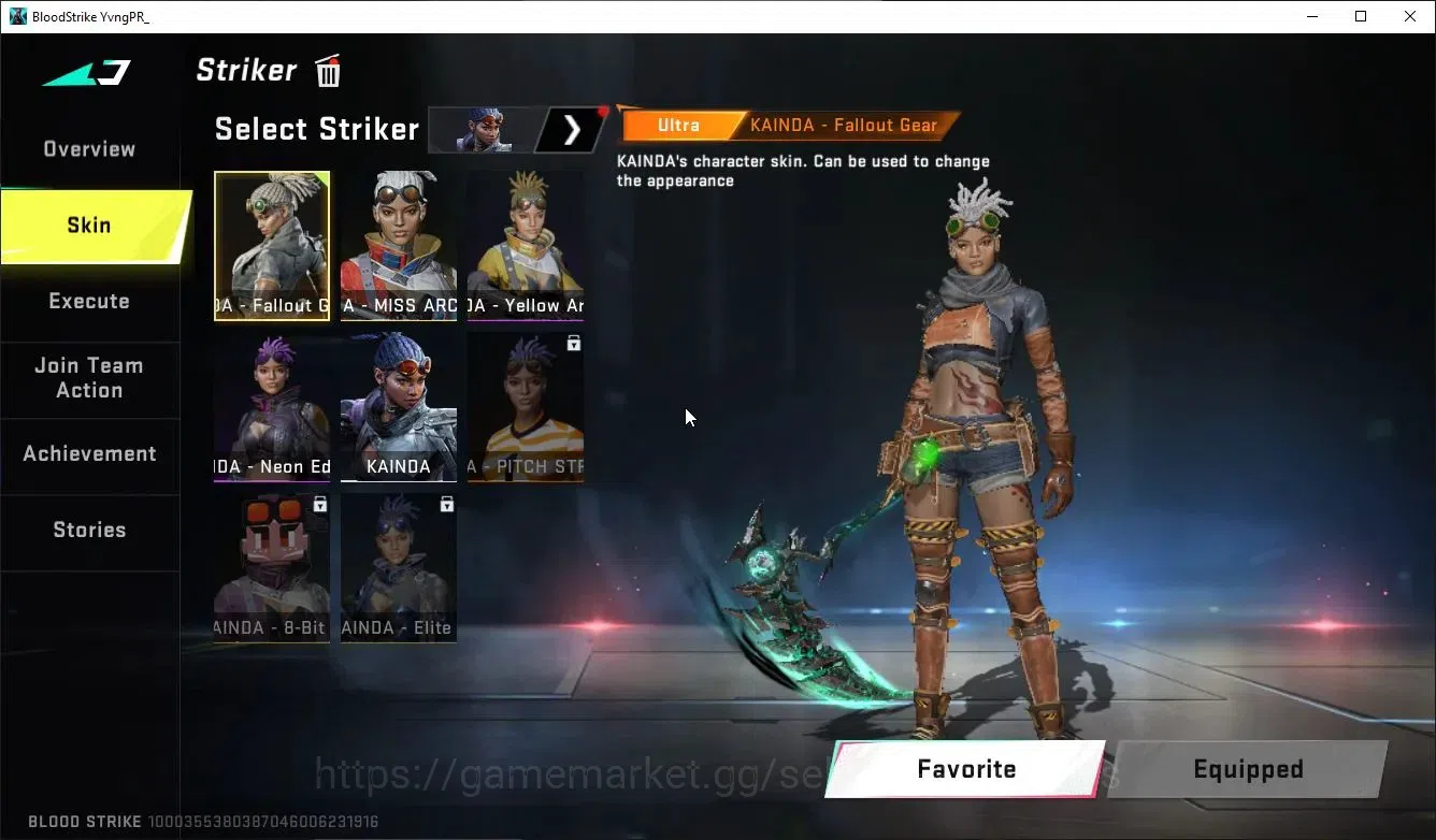Blood Strike Accounts ASIA|ETERNAL Lv3 QBZ55,DeAgle+MELEE Scythe,Zenpaku image 20