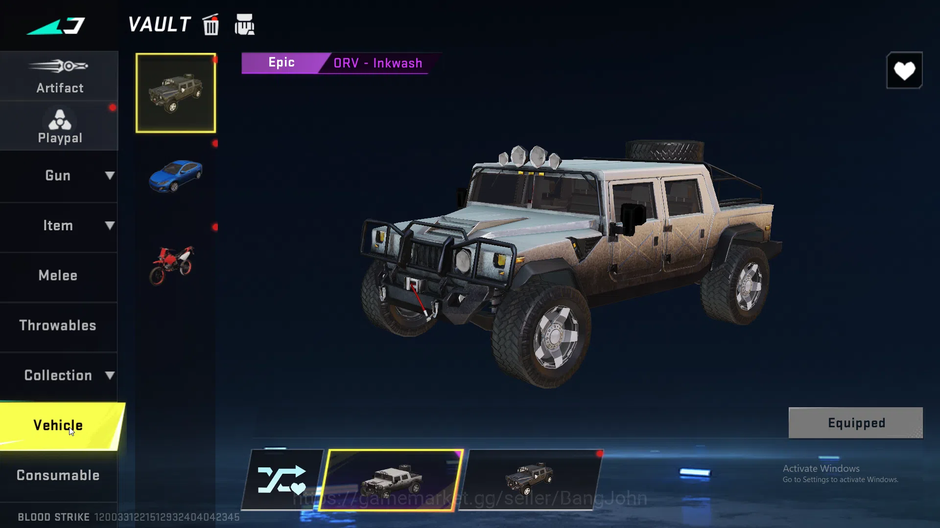 Blood Strike Accounts ASIA | Collab 7DS Kar98k, Limited AR97 Anive2nd, U image 17
