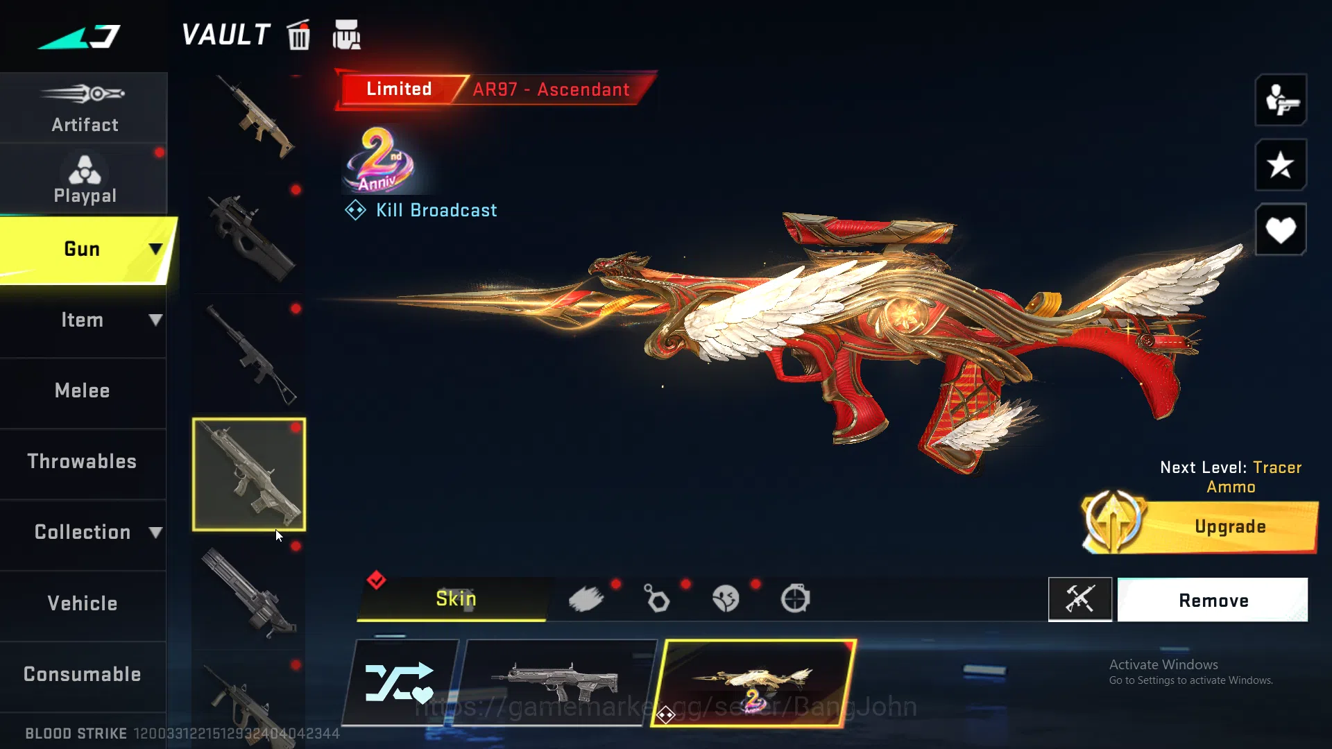 Blood Strike Accounts ASIA | Collab 7DS Kar98k, Limited AR97 Anive2nd, U image 7