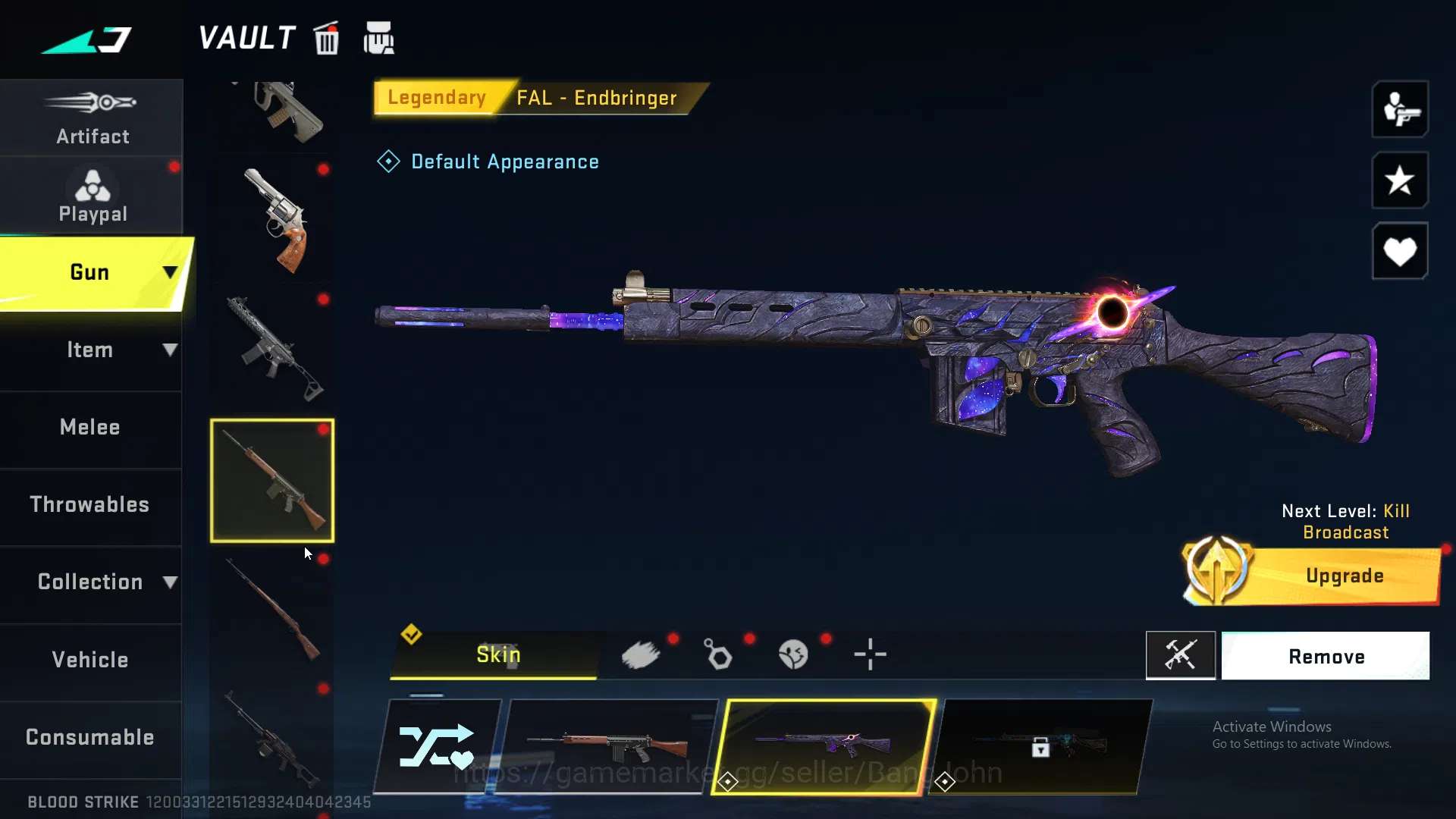 Blood Strike Accounts ASIA | Collab 7DS Kar98k, Limited AR97 Anive2nd, U image 9