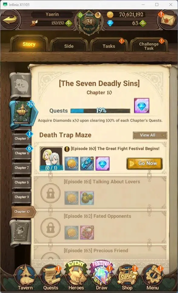 The Seven Deadly Sins: Grand Cross Accounts ASIA |2.7M CC|48 LS|LR Mesis 6/6| UR KOP Tristan 1 image 3