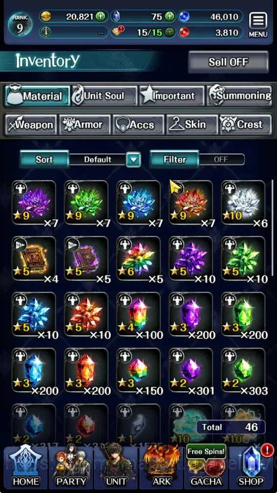 Last Cloudia Accounts GLOBAL|Rank 9|Collab BraveFrontier(Fire God Vargas image 12