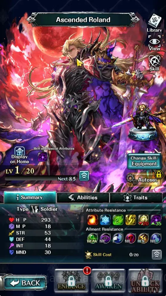 Last Cloudia Accounts GLOBAL|Rank 9|Collab BraveFrontier(Fire God Vargas image 6
