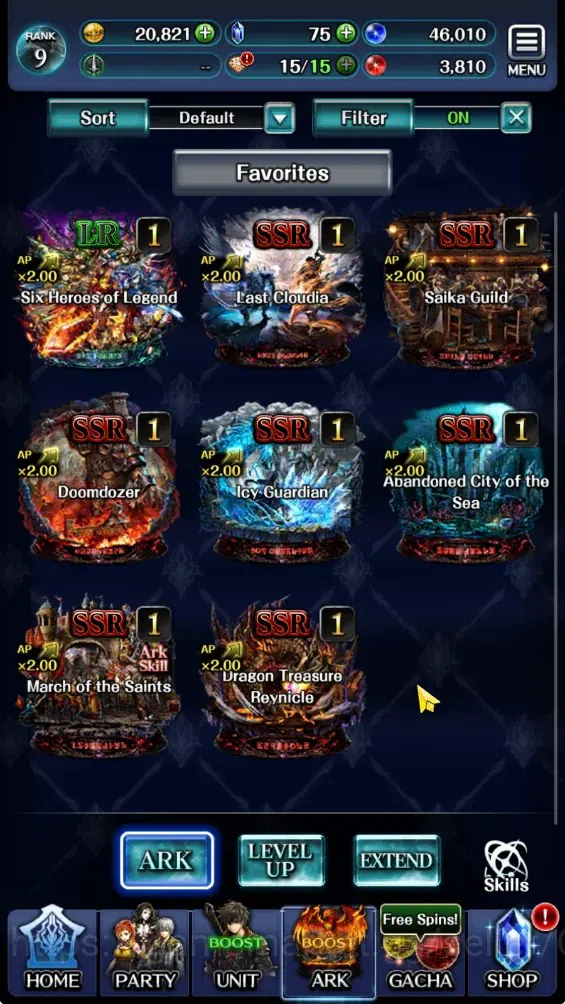 Last Cloudia Accounts GLOBAL|Rank 9|Collab BraveFrontier(Fire God Vargas image 7