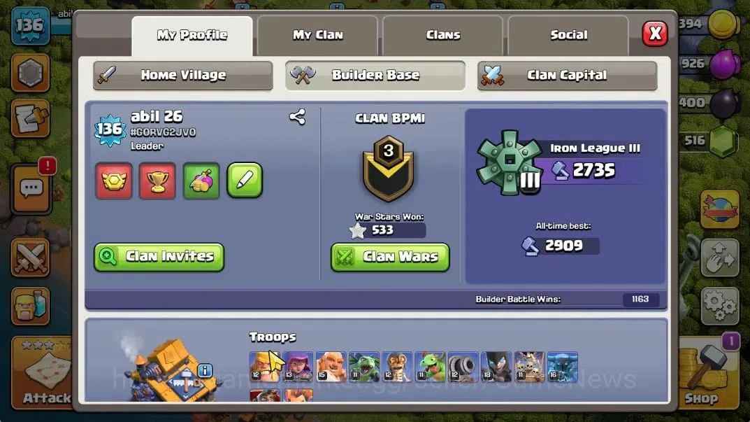Clash of Clans Accounts TH 12 - BH 10|LV 136|HH 6|BK 59,AQ 60,GW 39,MP 39| image 5