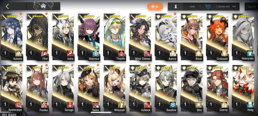 Arknights Accounts Lv 105|223 OP+61 Skin|97 Originium|9 Limited|Wis'A image 12