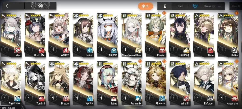 Arknights Accounts Lv 105|223 OP+61 Skin|97 Originium|9 Limited|Wis'A image 14