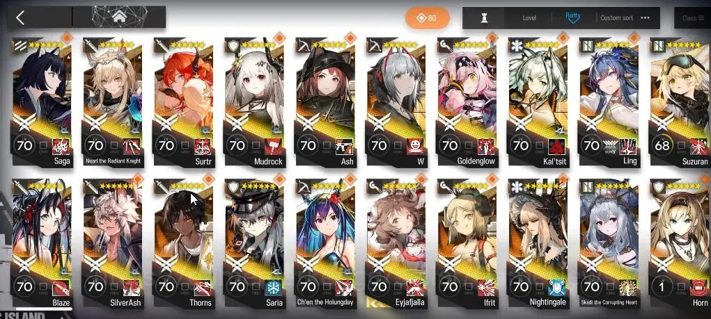 Arknights Accounts Lv 105|223 OP+61 Skin|97 Originium|9 Limited|Wis'A image 8