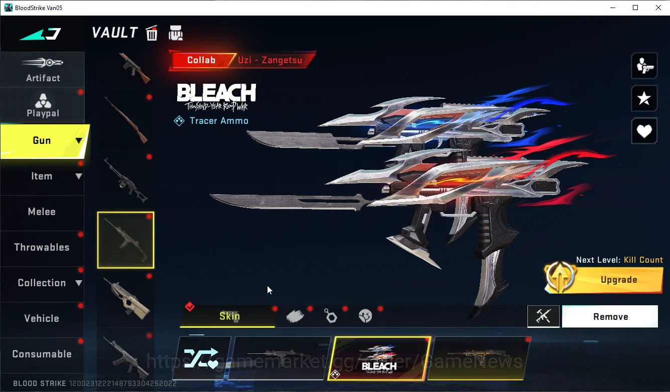 Blood Strike Accounts ASIA|2 MELE Katar,Zenpakuto+Colab BLEACH Lv3 UZI-Z image 14