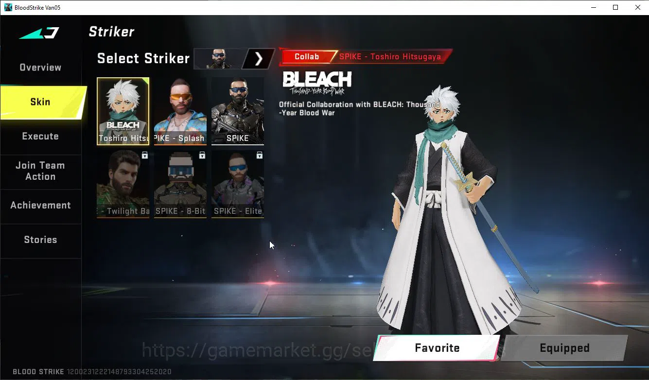 Blood Strike Accounts ASIA|2 MELE Katar,Zenpakuto+Colab BLEACH Lv3 UZI-Z image 3