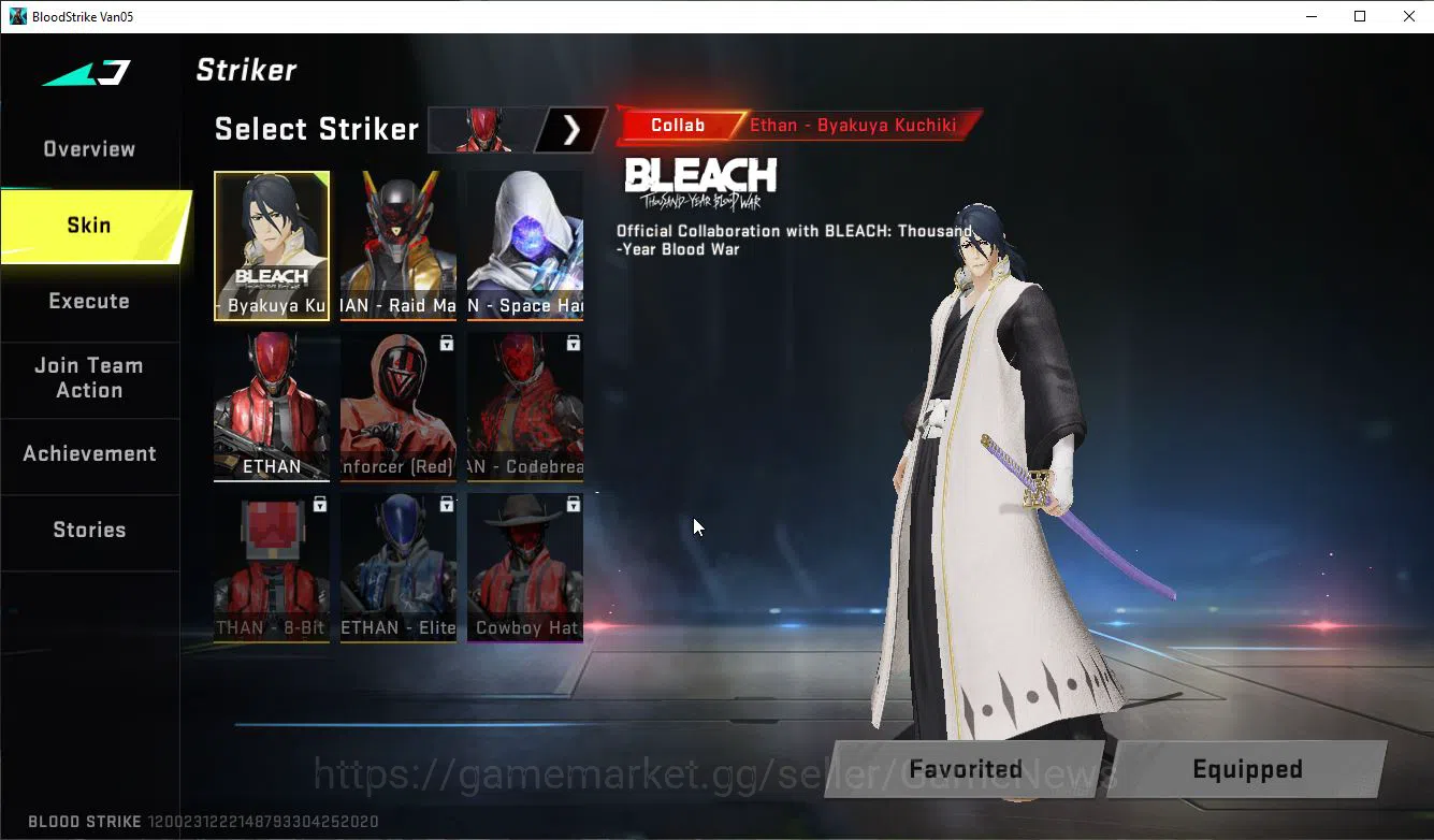 Blood Strike Accounts ASIA|2 MELE Katar,Zenpakuto+Colab BLEACH Lv3 UZI-Z image 5