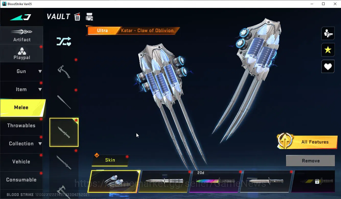 Blood Strike Accounts ASIA|2 MELE Katar,Zenpakuto+Colab BLEACH Lv3 UZI-Z image 9